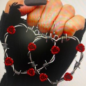 New 💕 earrings Gothic Rose 🌹 Gift.